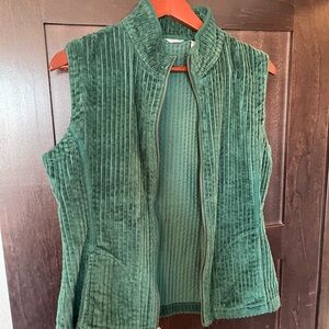 Woolrich Green Corduroy cotton Vest